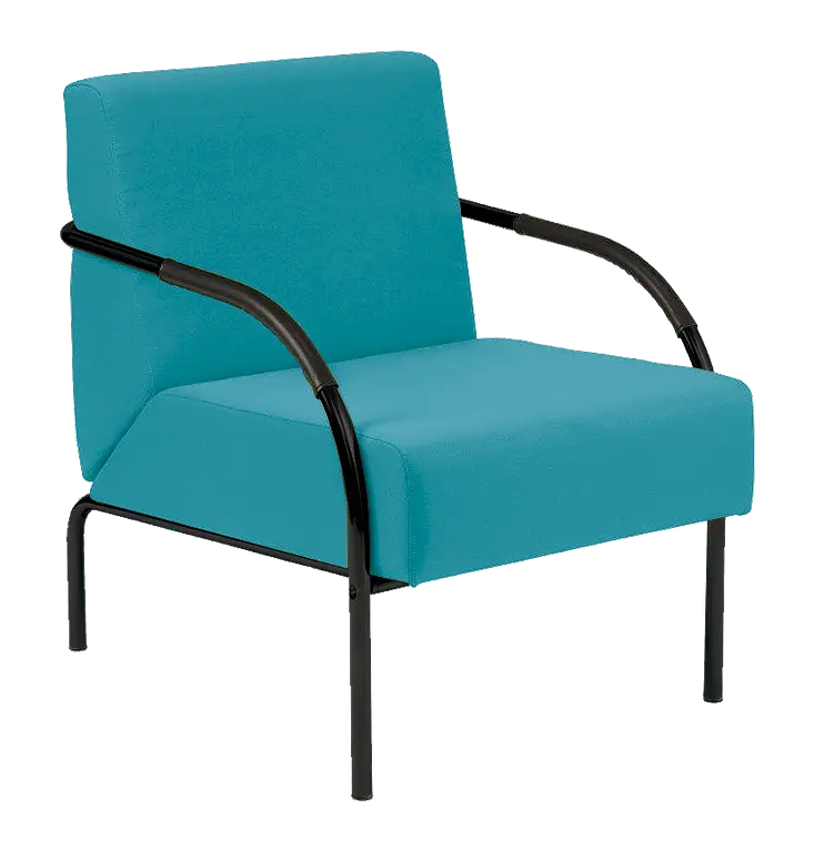 SPA 1 černý lak, koženka AN 078 - koženka tyrkysová